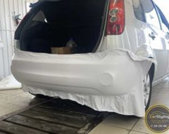 Оклейка бампера Ford Fiesta матовой пленкой Ставрополь